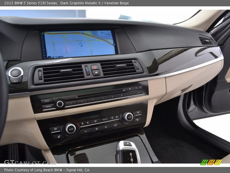 Dark Graphite Metallic II / Venetian Beige 2013 BMW 5 Series 528i Sedan