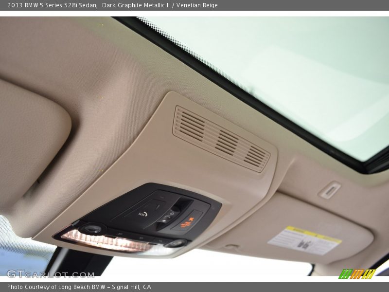 Dark Graphite Metallic II / Venetian Beige 2013 BMW 5 Series 528i Sedan