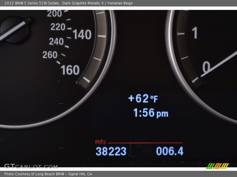 Dark Graphite Metallic II / Venetian Beige 2013 BMW 5 Series 528i Sedan