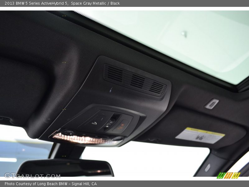 Space Gray Metallic / Black 2013 BMW 5 Series ActiveHybrid 5