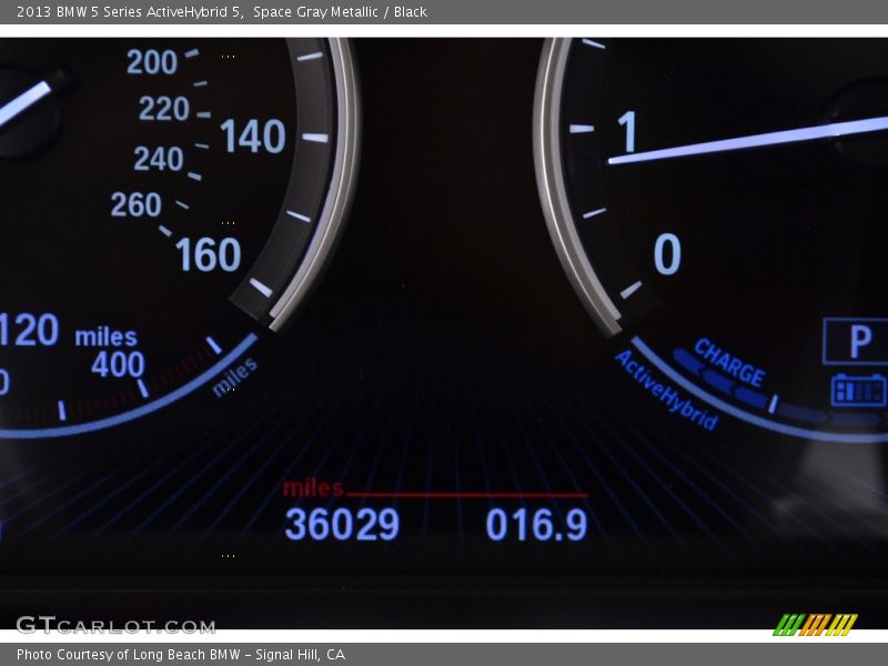 Space Gray Metallic / Black 2013 BMW 5 Series ActiveHybrid 5