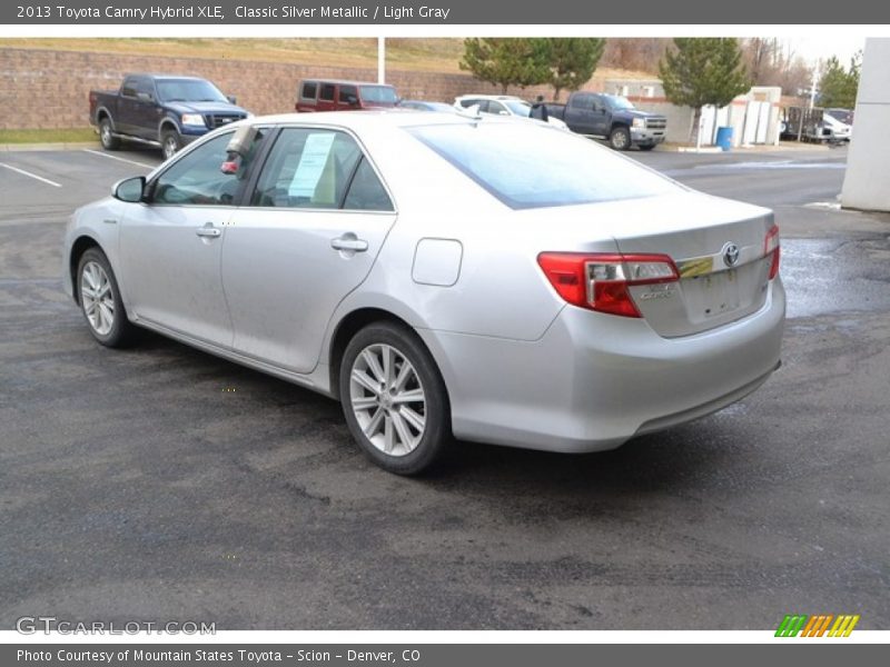 Classic Silver Metallic / Light Gray 2013 Toyota Camry Hybrid XLE