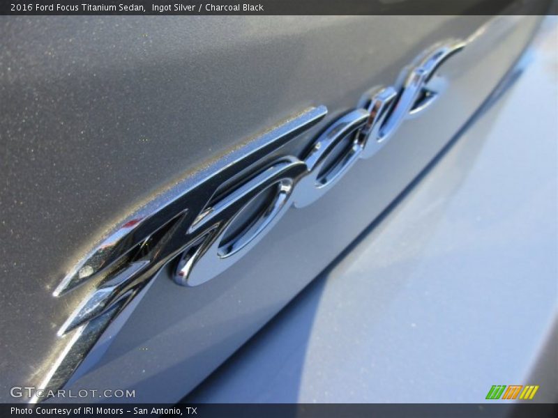 Ingot Silver / Charcoal Black 2016 Ford Focus Titanium Sedan