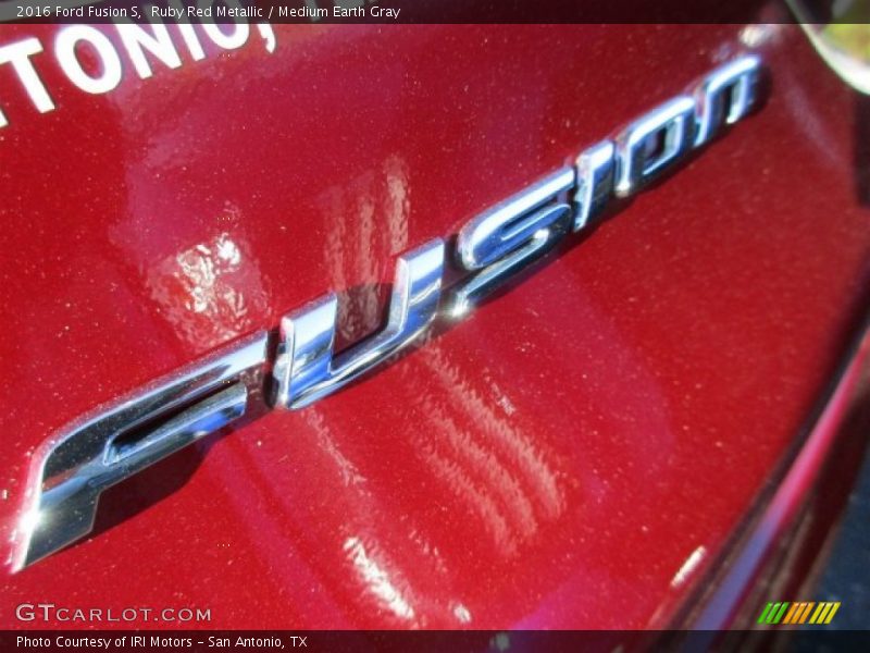 Ruby Red Metallic / Medium Earth Gray 2016 Ford Fusion S
