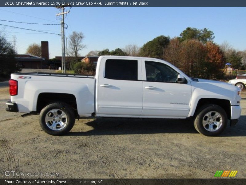 Summit White / Jet Black 2016 Chevrolet Silverado 1500 LT Z71 Crew Cab 4x4