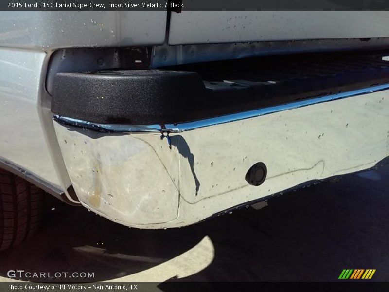 Ingot Silver Metallic / Black 2015 Ford F150 Lariat SuperCrew