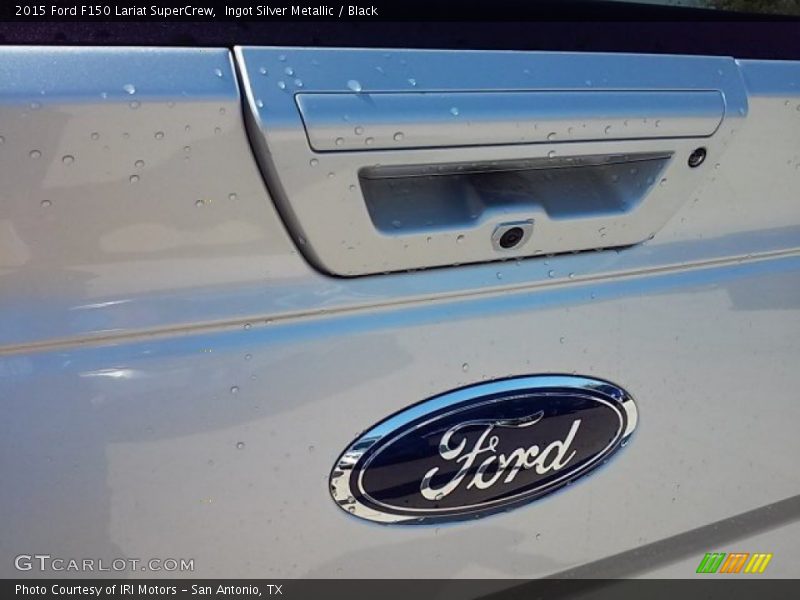 Ingot Silver Metallic / Black 2015 Ford F150 Lariat SuperCrew