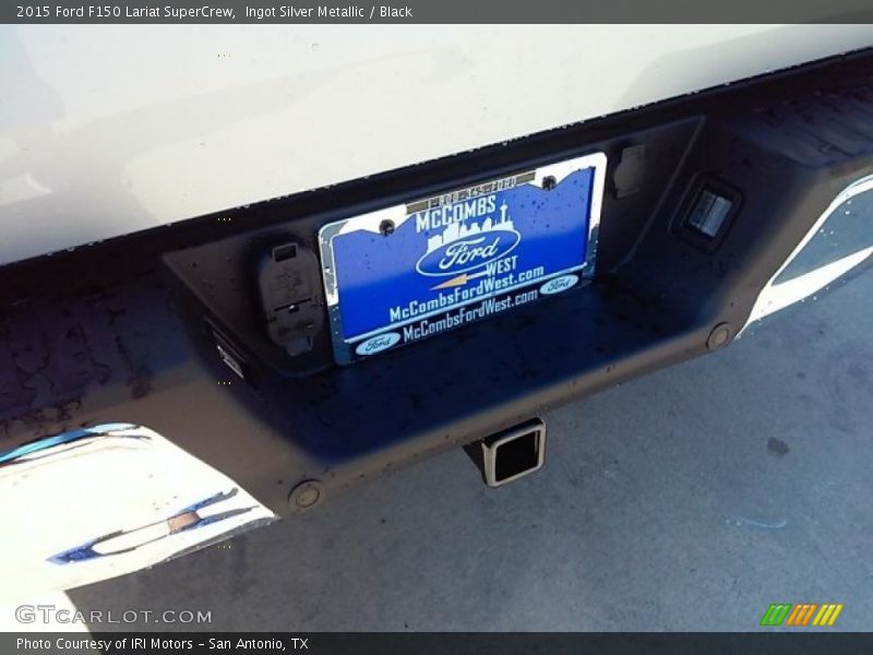 Ingot Silver Metallic / Black 2015 Ford F150 Lariat SuperCrew