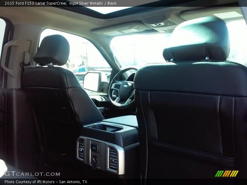 Ingot Silver Metallic / Black 2015 Ford F150 Lariat SuperCrew