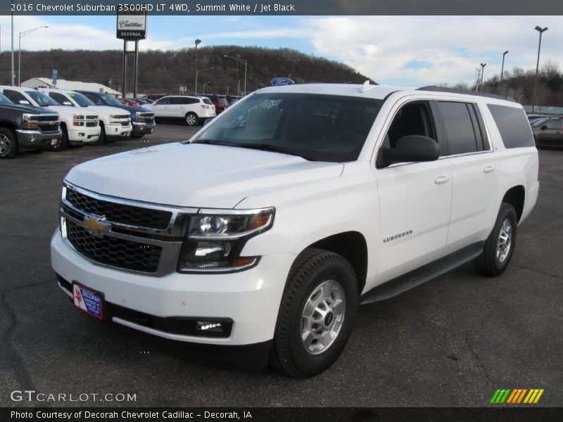 Summit White / Jet Black 2016 Chevrolet Suburban 3500HD LT 4WD