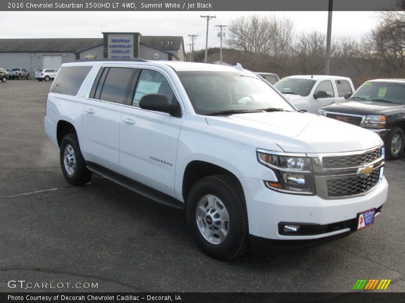 Summit White / Jet Black 2016 Chevrolet Suburban 3500HD LT 4WD