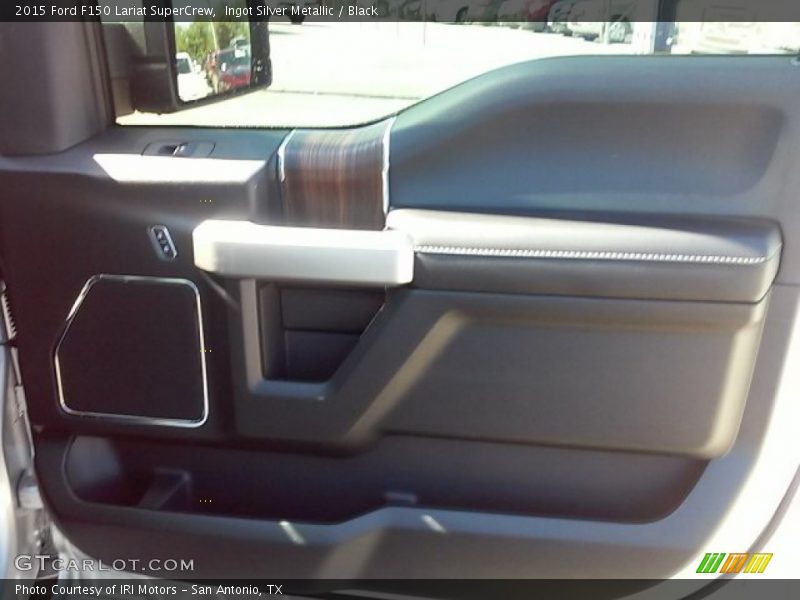 Ingot Silver Metallic / Black 2015 Ford F150 Lariat SuperCrew