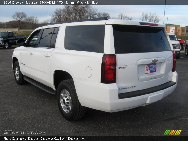 Summit White / Jet Black 2016 Chevrolet Suburban 3500HD LT 4WD