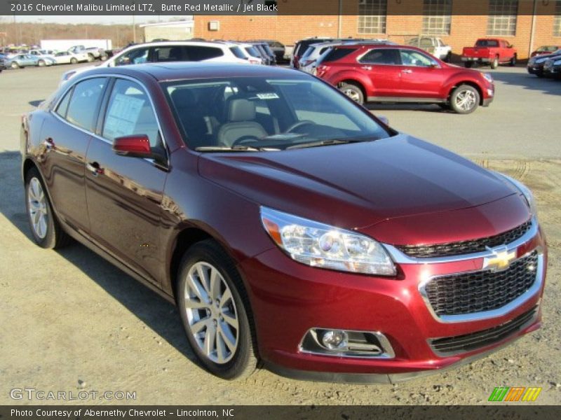 Butte Red Metallic / Jet Black 2016 Chevrolet Malibu Limited LTZ