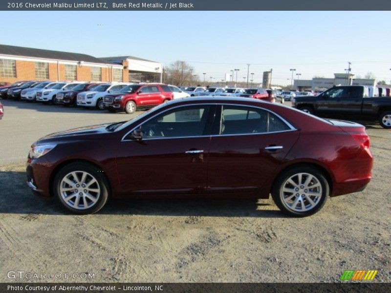 Butte Red Metallic / Jet Black 2016 Chevrolet Malibu Limited LTZ