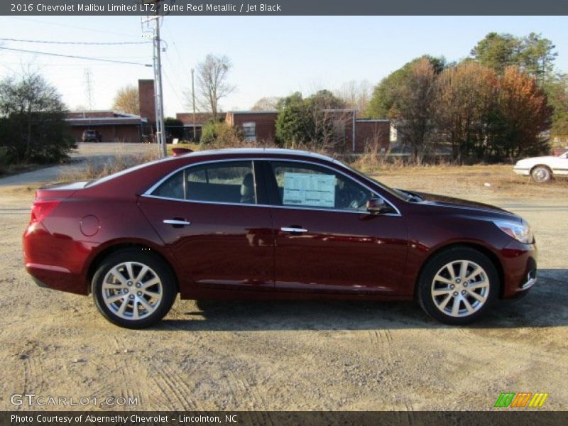 Butte Red Metallic / Jet Black 2016 Chevrolet Malibu Limited LTZ