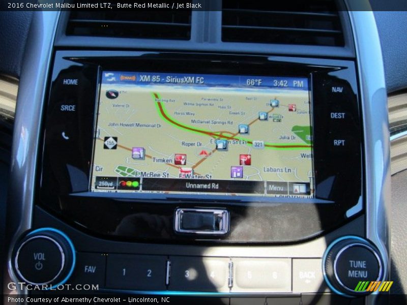 Butte Red Metallic / Jet Black 2016 Chevrolet Malibu Limited LTZ