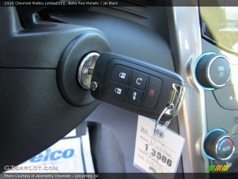 Butte Red Metallic / Jet Black 2016 Chevrolet Malibu Limited LTZ