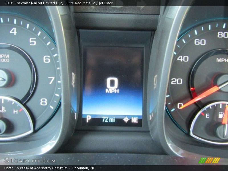 Butte Red Metallic / Jet Black 2016 Chevrolet Malibu Limited LTZ