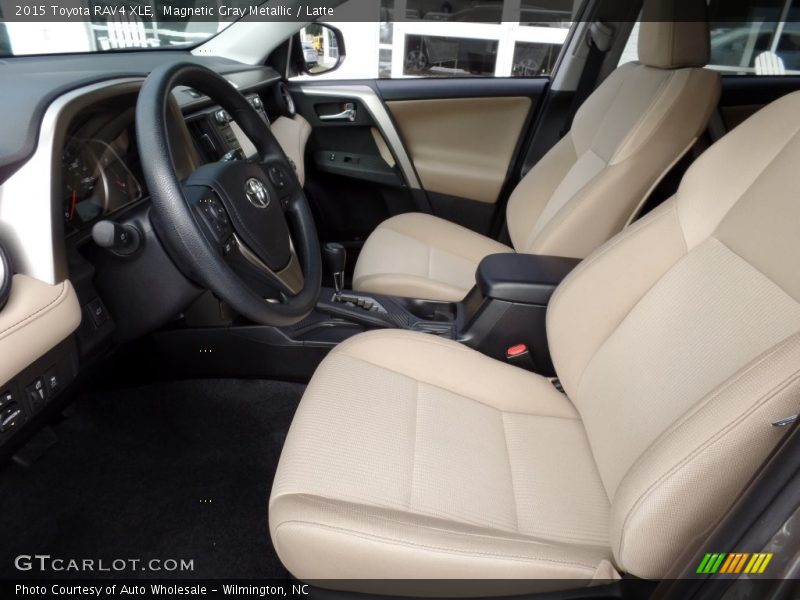 Magnetic Gray Metallic / Latte 2015 Toyota RAV4 XLE