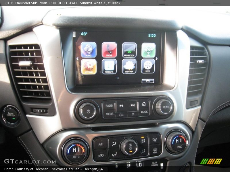 Controls of 2016 Suburban 3500HD LT 4WD