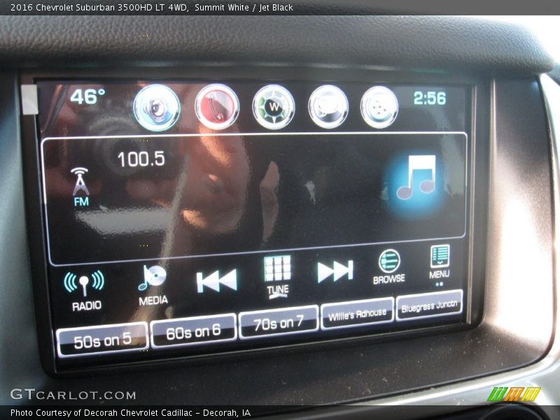 Summit White / Jet Black 2016 Chevrolet Suburban 3500HD LT 4WD