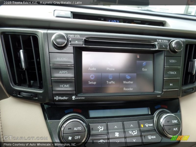 Magnetic Gray Metallic / Latte 2015 Toyota RAV4 XLE