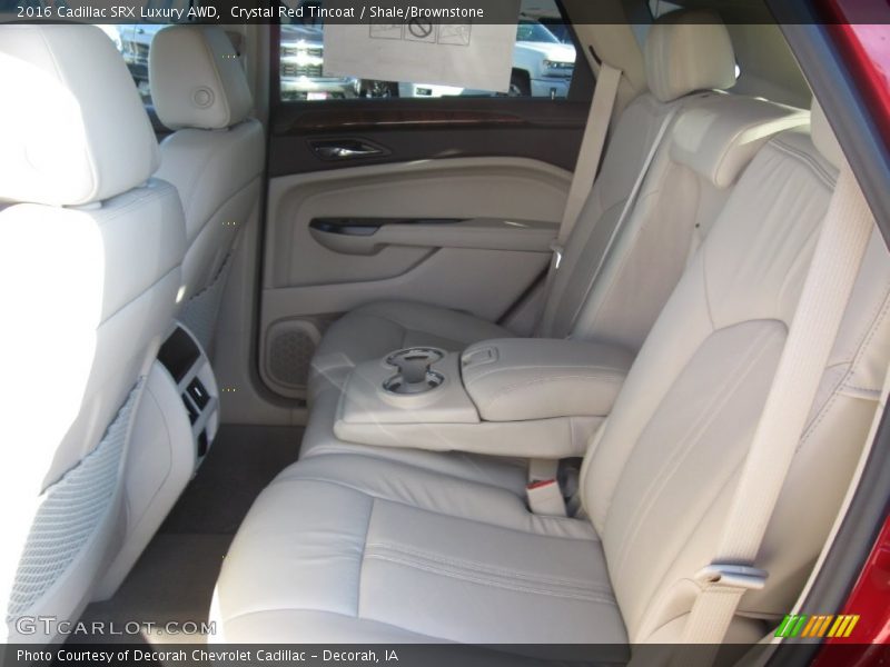 Crystal Red Tincoat / Shale/Brownstone 2016 Cadillac SRX Luxury AWD