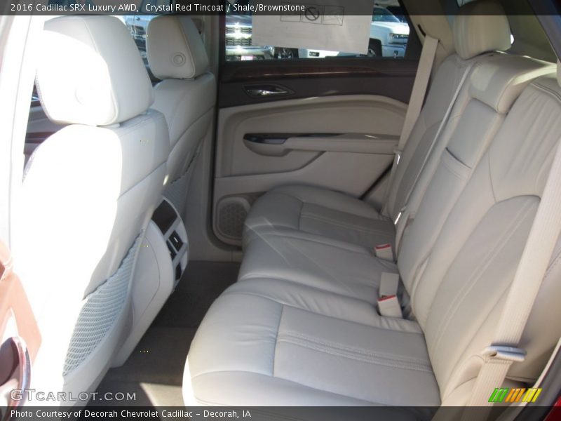Crystal Red Tincoat / Shale/Brownstone 2016 Cadillac SRX Luxury AWD