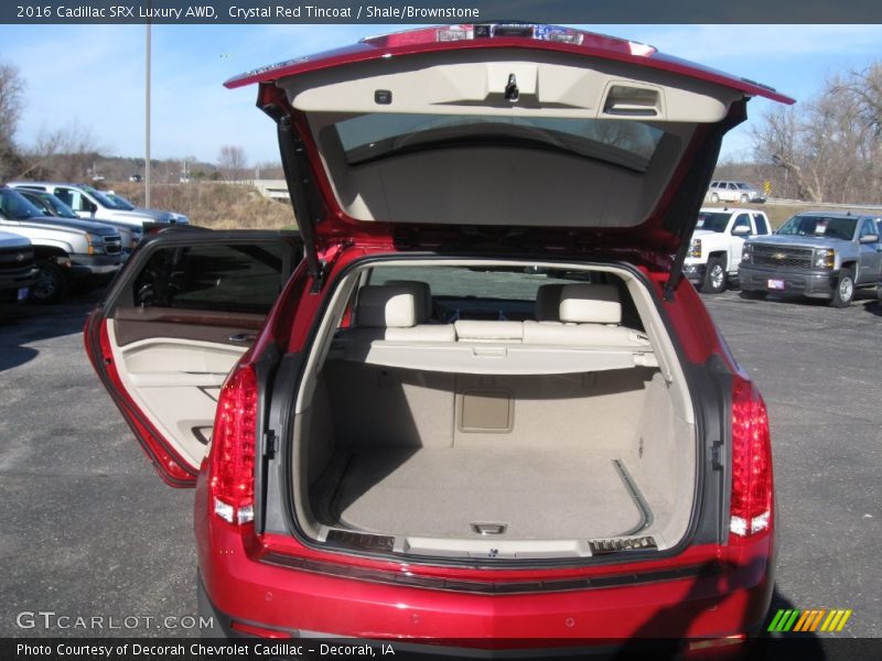 Crystal Red Tincoat / Shale/Brownstone 2016 Cadillac SRX Luxury AWD