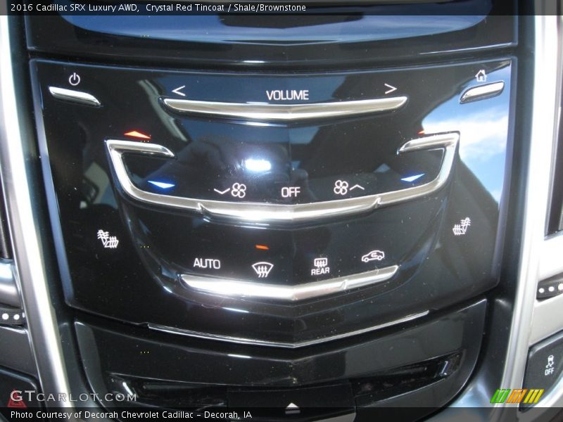 Crystal Red Tincoat / Shale/Brownstone 2016 Cadillac SRX Luxury AWD