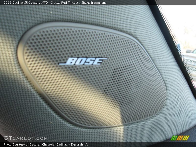 Crystal Red Tincoat / Shale/Brownstone 2016 Cadillac SRX Luxury AWD