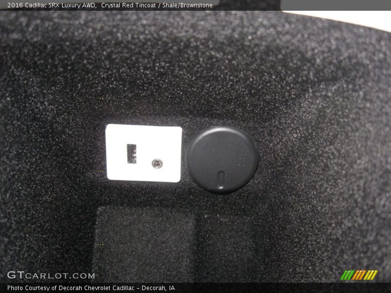 Crystal Red Tincoat / Shale/Brownstone 2016 Cadillac SRX Luxury AWD