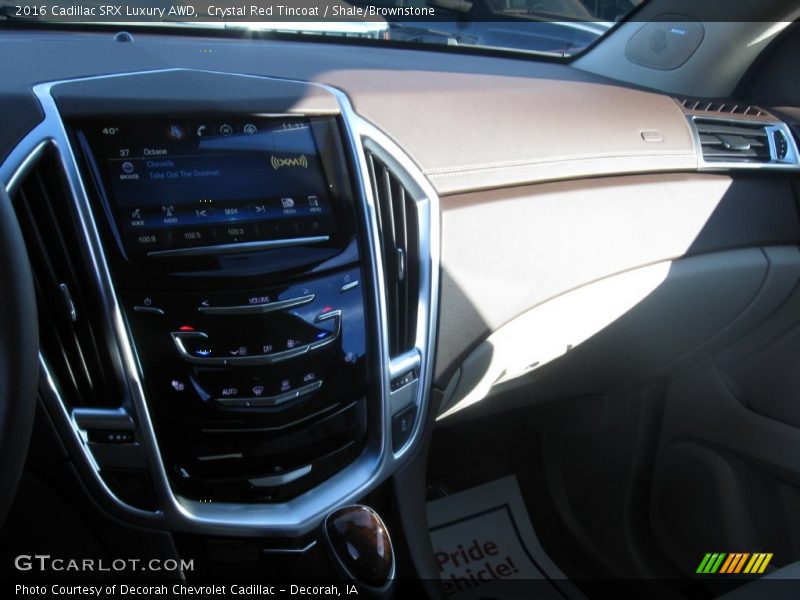 Crystal Red Tincoat / Shale/Brownstone 2016 Cadillac SRX Luxury AWD