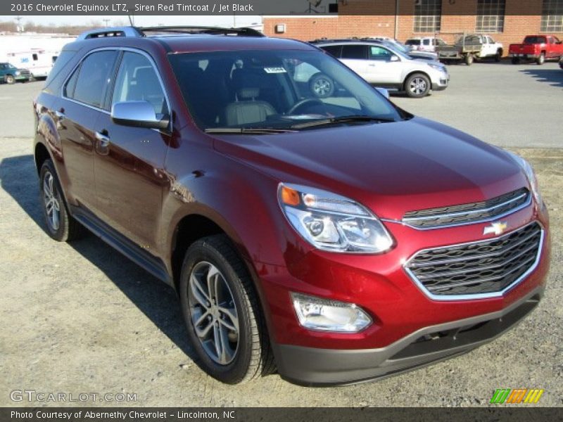 Siren Red Tintcoat / Jet Black 2016 Chevrolet Equinox LTZ