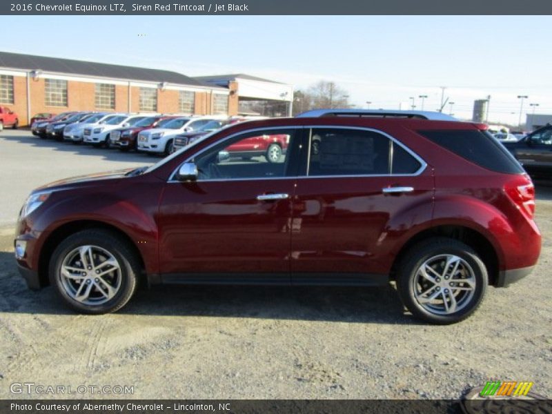 Siren Red Tintcoat / Jet Black 2016 Chevrolet Equinox LTZ