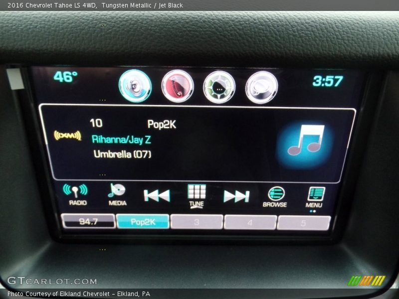Tungsten Metallic / Jet Black 2016 Chevrolet Tahoe LS 4WD