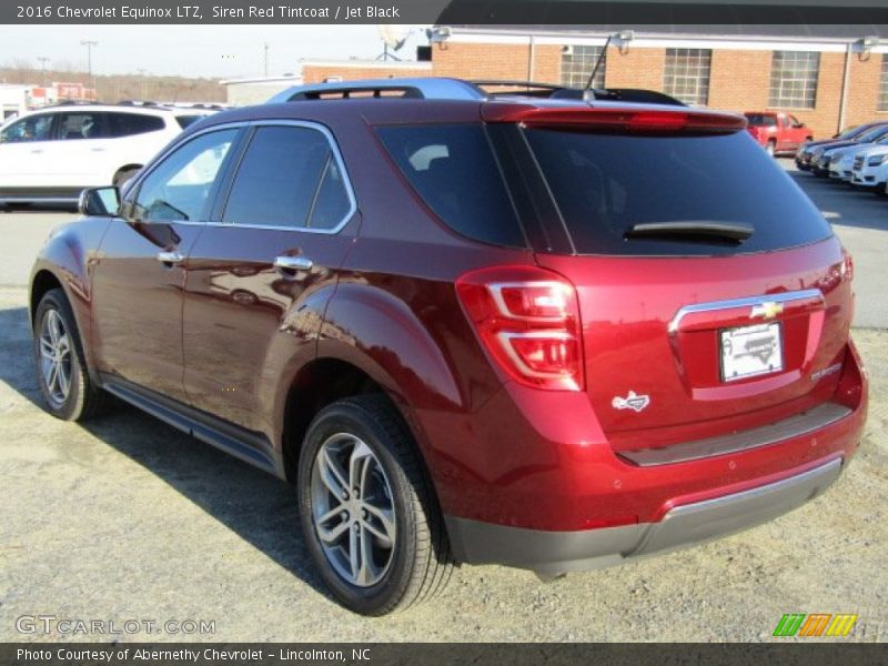 Siren Red Tintcoat / Jet Black 2016 Chevrolet Equinox LTZ