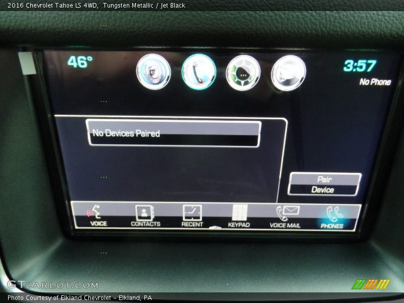 Tungsten Metallic / Jet Black 2016 Chevrolet Tahoe LS 4WD
