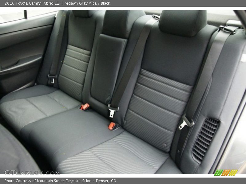 Predawn Gray Mica / Black 2016 Toyota Camry Hybrid LE
