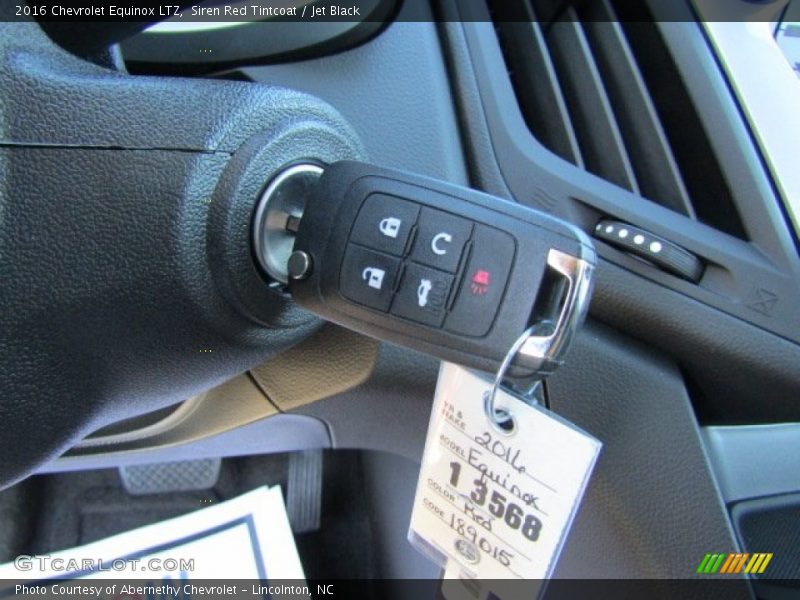 Siren Red Tintcoat / Jet Black 2016 Chevrolet Equinox LTZ