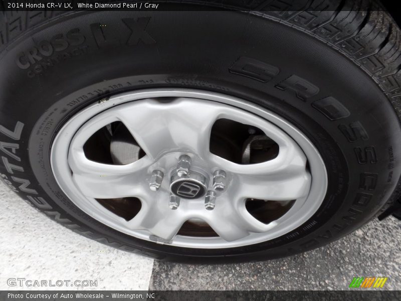 White Diamond Pearl / Gray 2014 Honda CR-V LX