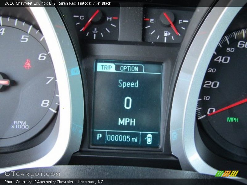 Siren Red Tintcoat / Jet Black 2016 Chevrolet Equinox LTZ