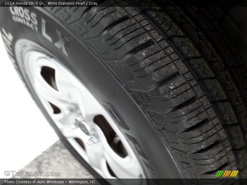 White Diamond Pearl / Gray 2014 Honda CR-V LX