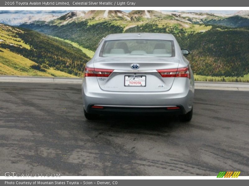 Celestial Silver Metallic / Light Gray 2016 Toyota Avalon Hybrid Limited