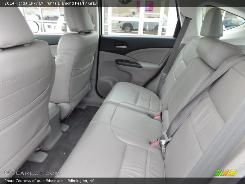 White Diamond Pearl / Gray 2014 Honda CR-V LX