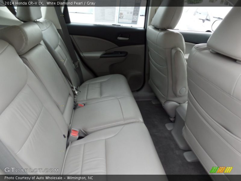 White Diamond Pearl / Gray 2014 Honda CR-V LX
