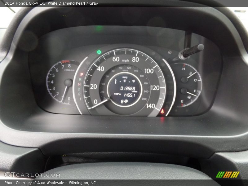 White Diamond Pearl / Gray 2014 Honda CR-V LX