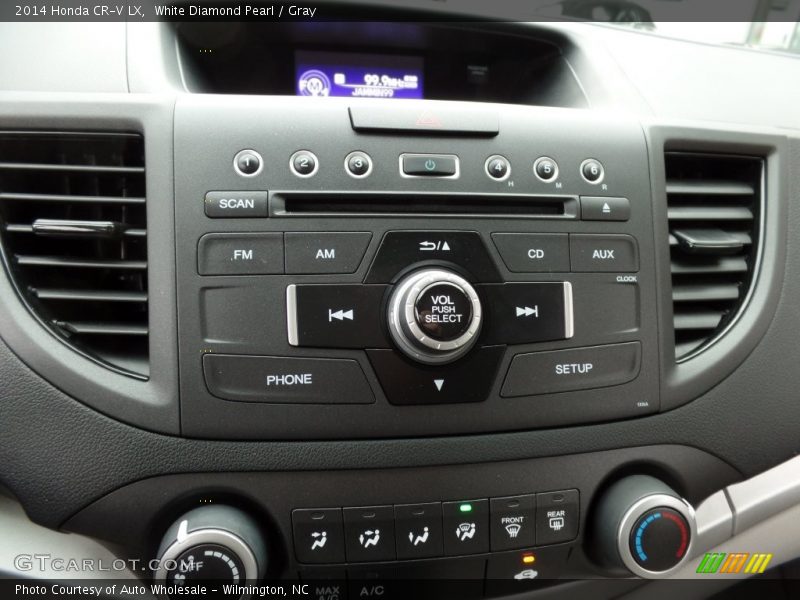 White Diamond Pearl / Gray 2014 Honda CR-V LX