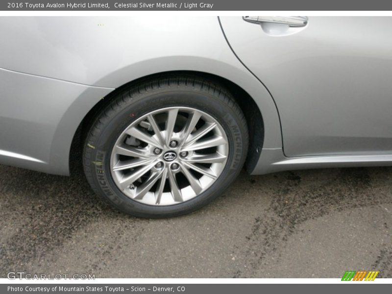 Celestial Silver Metallic / Light Gray 2016 Toyota Avalon Hybrid Limited